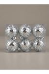 Disco Topu 9192-7 3 cm 6'lı Gümüş