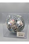 Disco Topu 9192-12 10 cm Tekli Gümüş