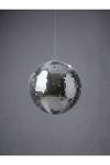 Disco Topu 9192-15A 30 cm Tekli Gümüş