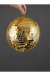 Disco Topu 9192-15B 30 cm Tekli Gold